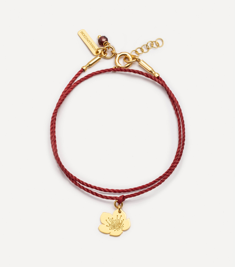 Be Natural Cord Bracelet in Gold
