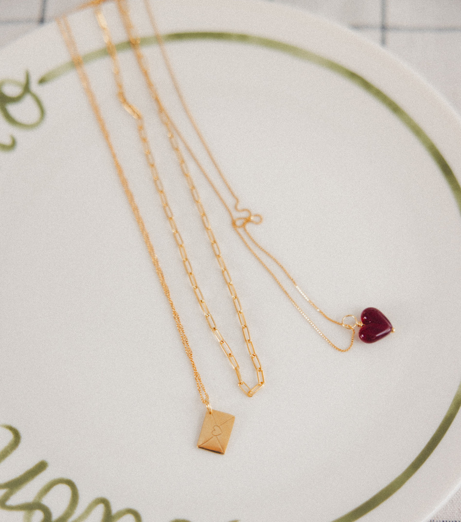 Wild Hearts Necklace in Gold