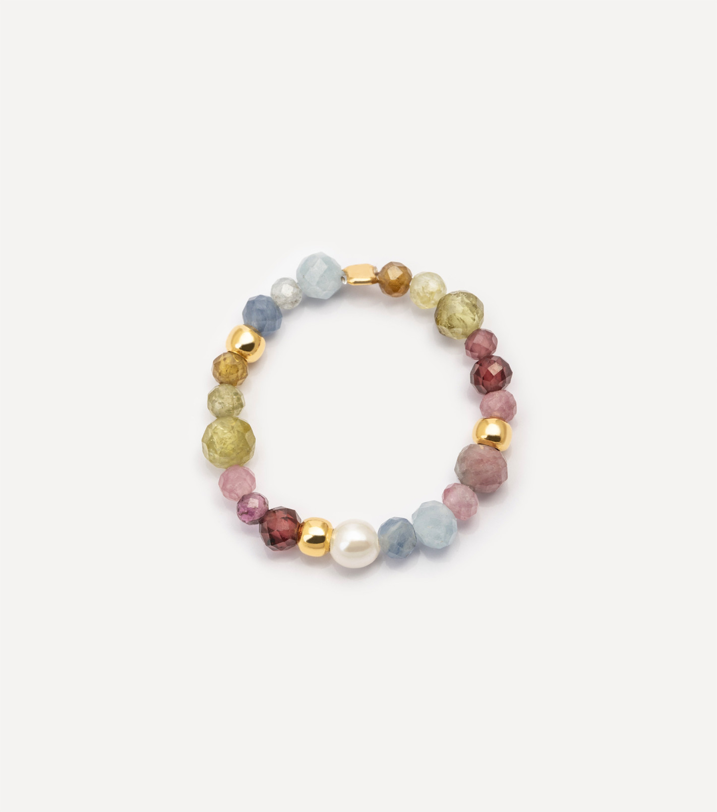 Natural Beauty Gemstone Ring in Gold