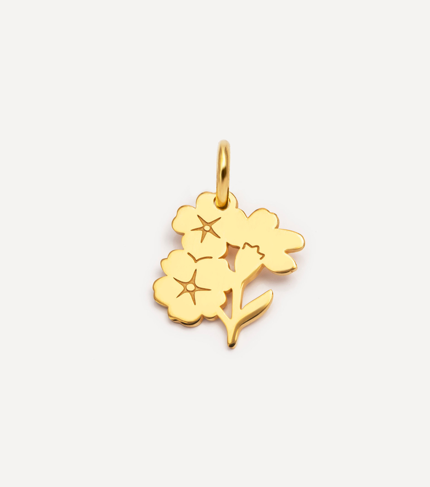 Spring Blossom Pendant in Gold