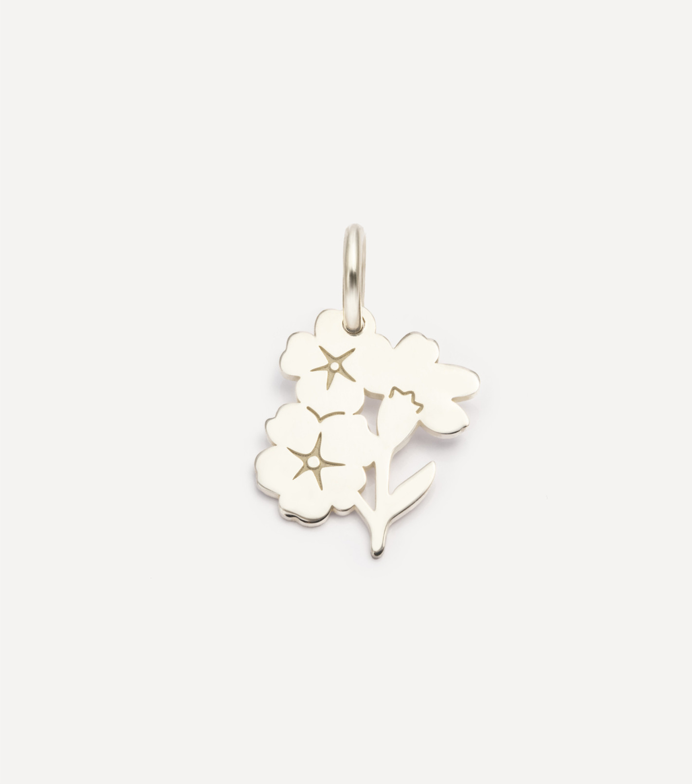 Spring Blossom Pendant in Silver
