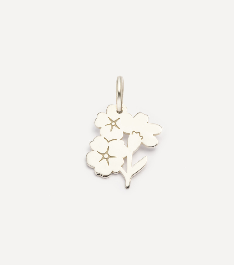 Spring Blossom Pendant in Silver