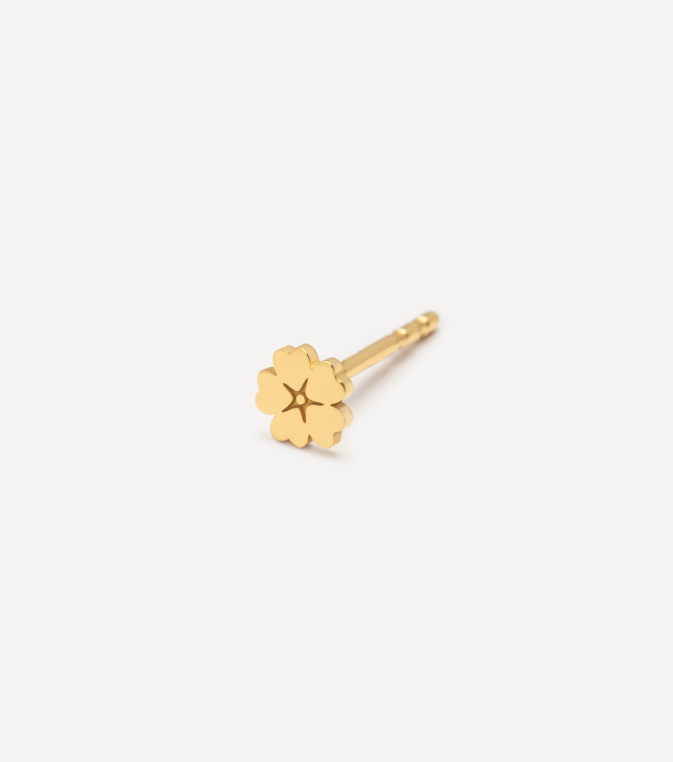 Inner Bloom Mini Stud Earring in Gold