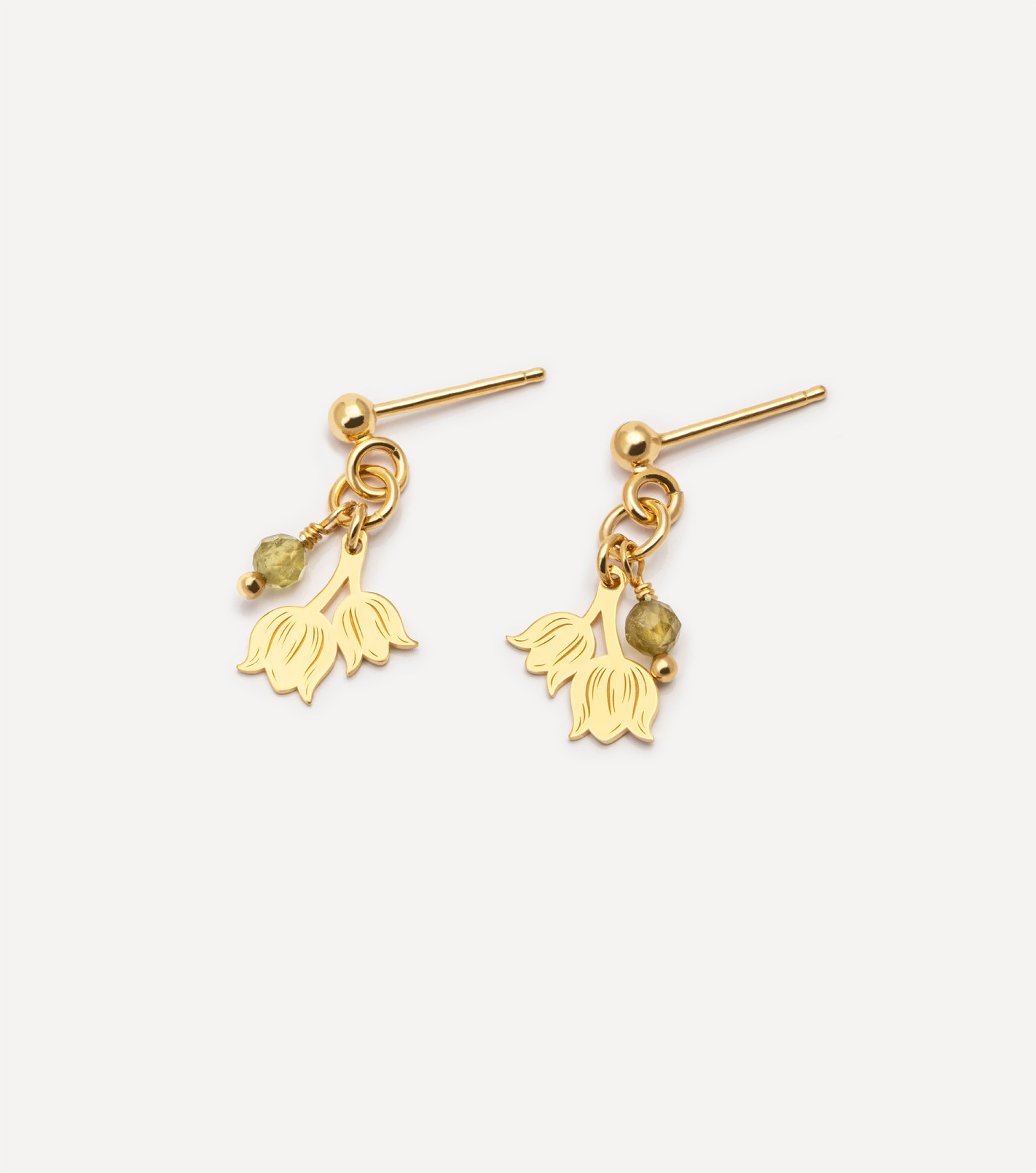 Inner Bloom Earrings in Gold