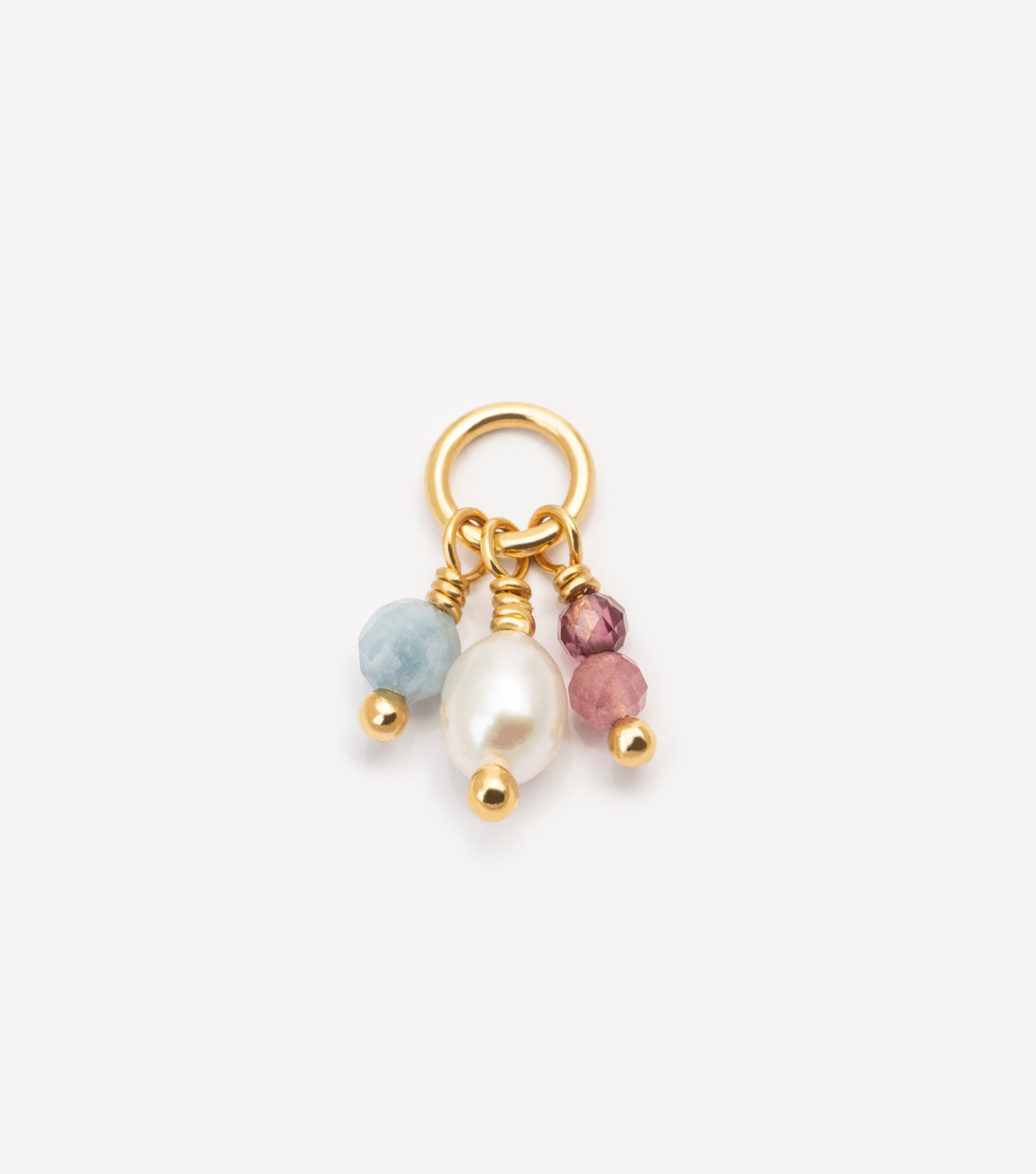 Natural Beauty Gemstone Pendant in Gold