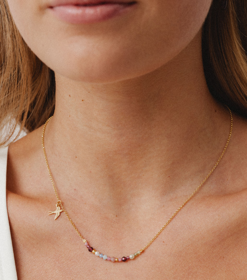 Inner Bloom Necklace in Gold
