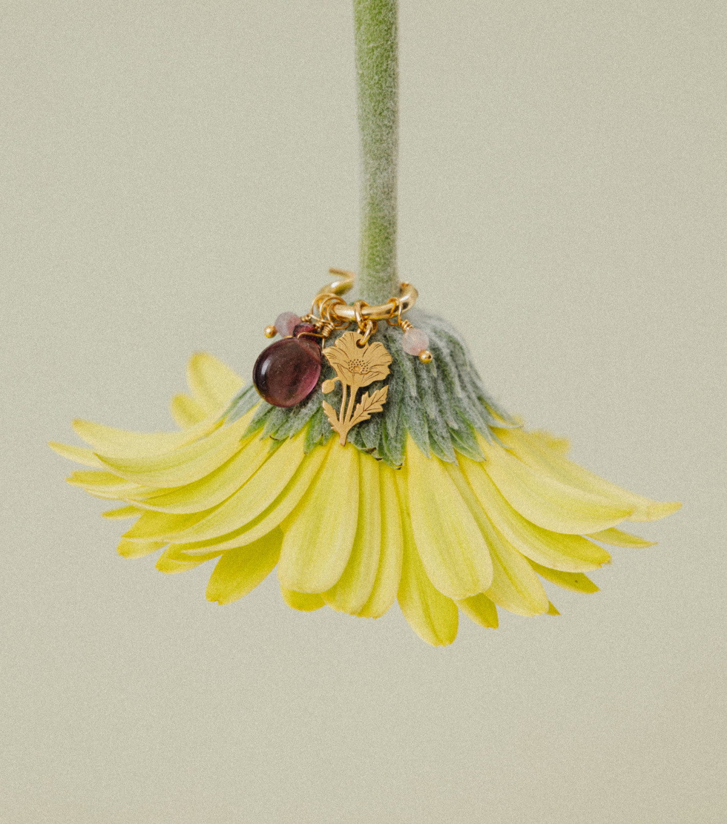 Spring Blossom Pendant in Gold