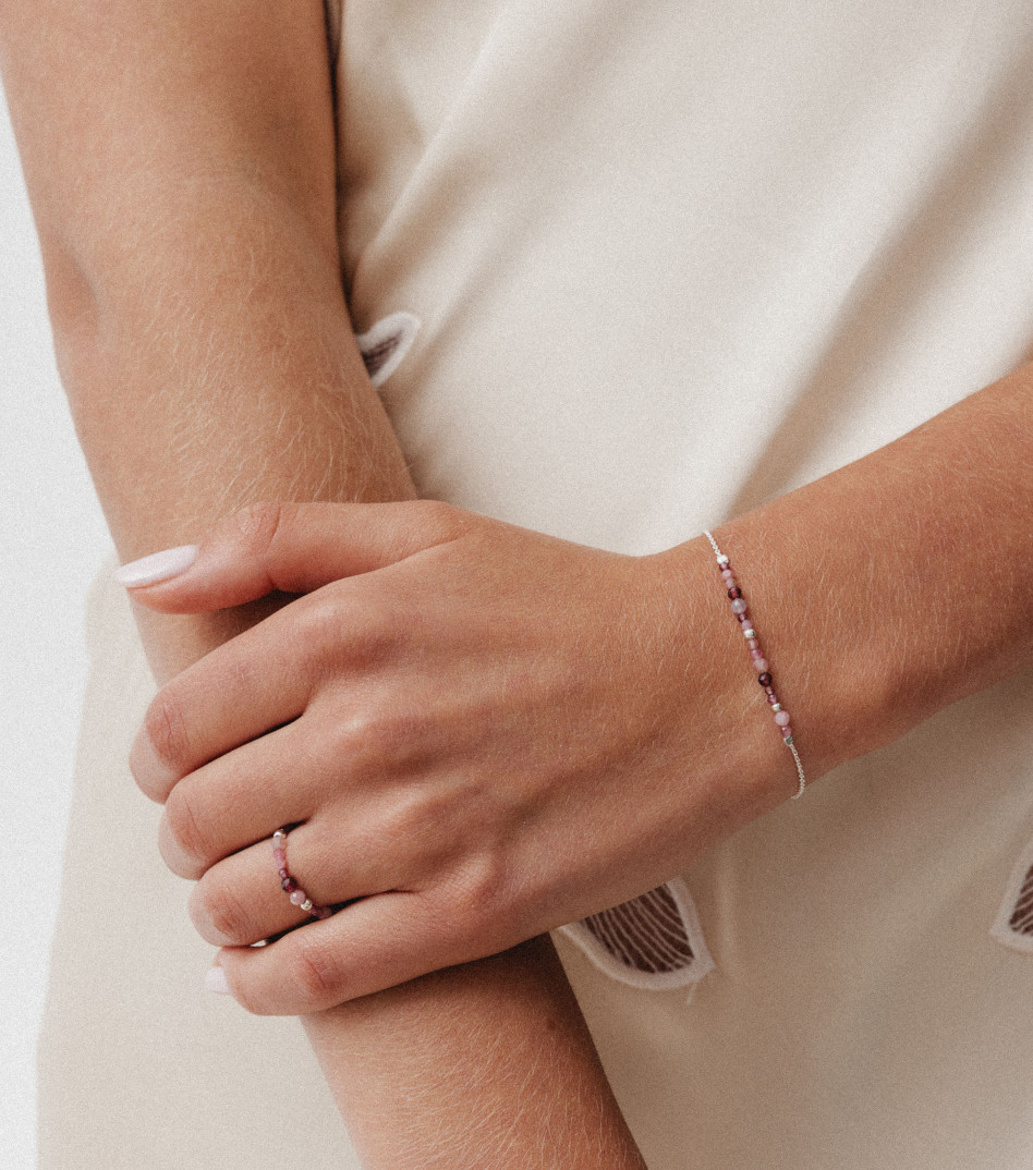 Inner Bloom Bracelet in Silver