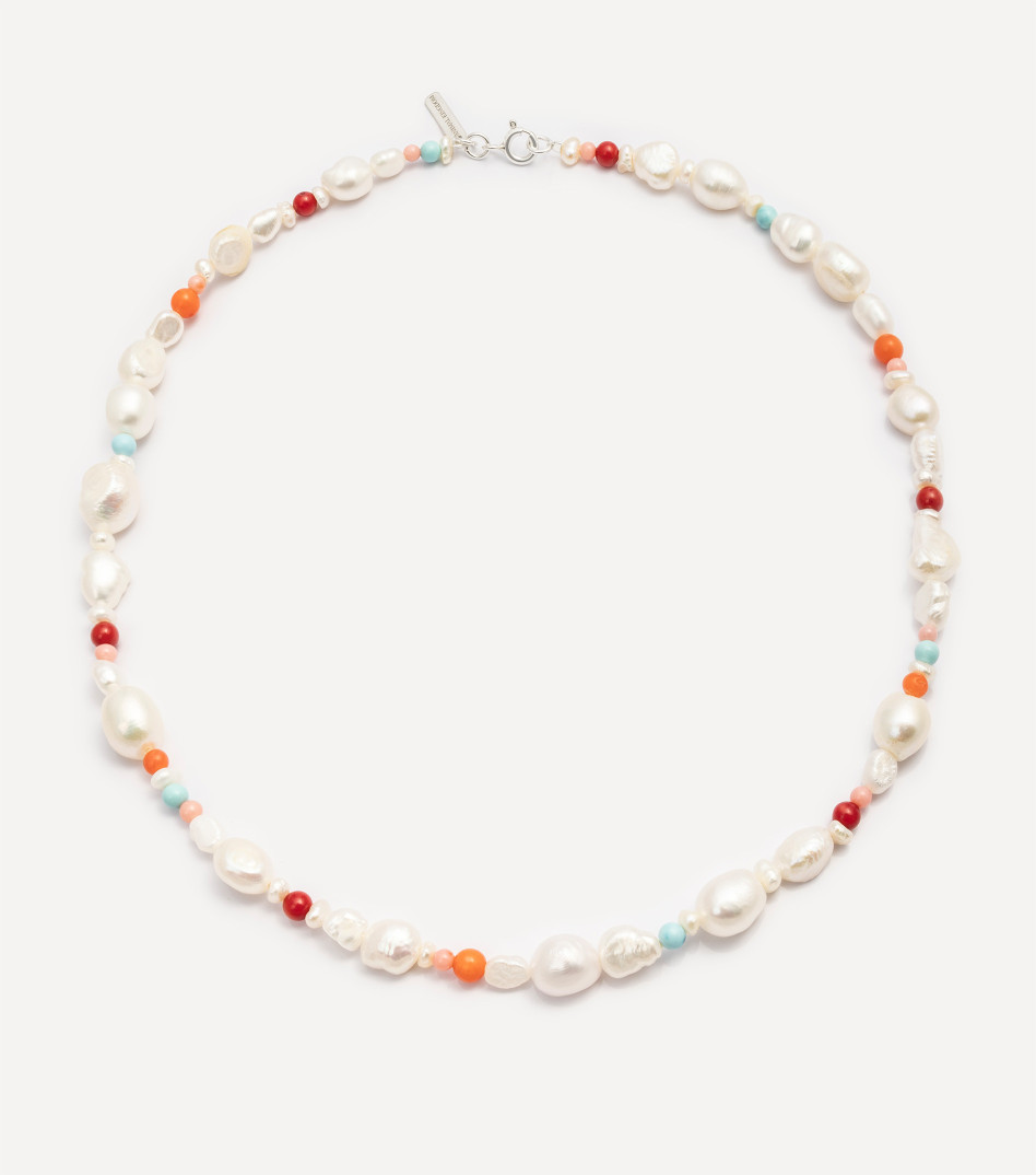 Sulmare Gemstone Choker in Silver
