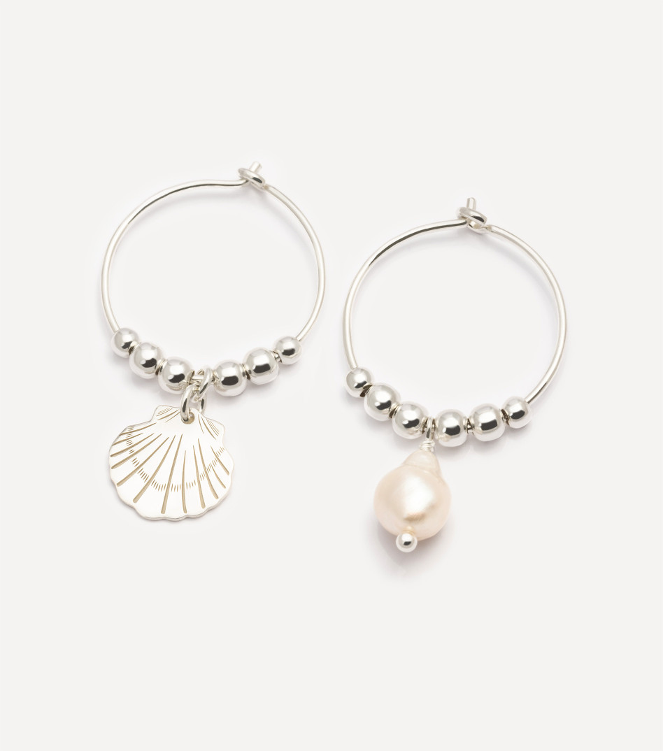 Ciao Bella Hoop Earrings in Silver