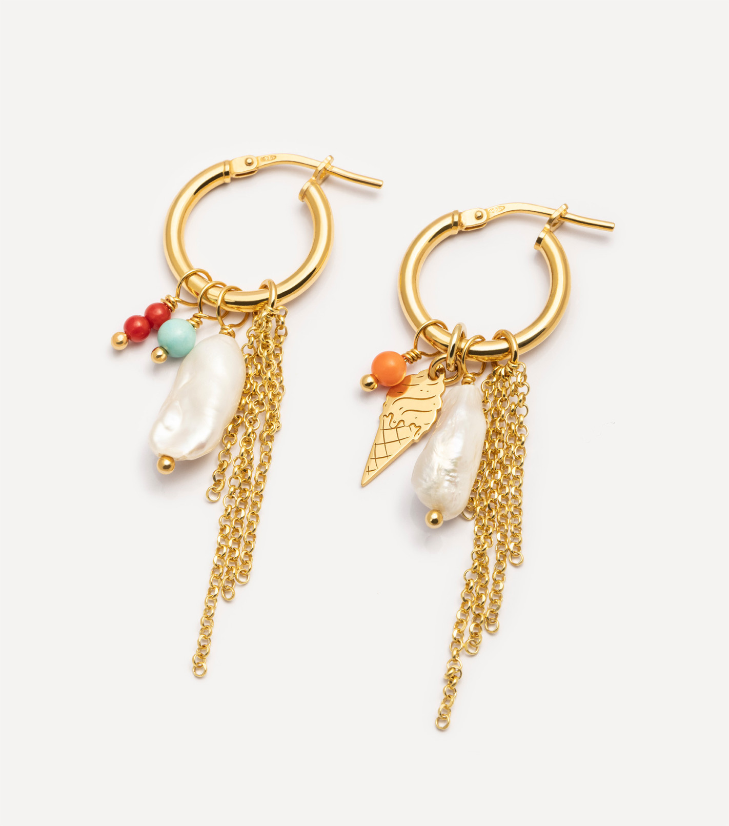 Dolce Salento Hoop Earrings in Gold