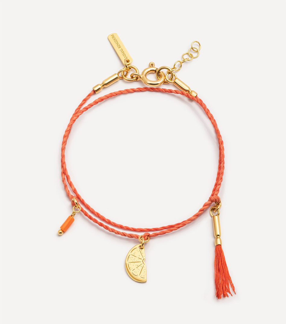 Ciao Bella Cord Bracelet in Gold