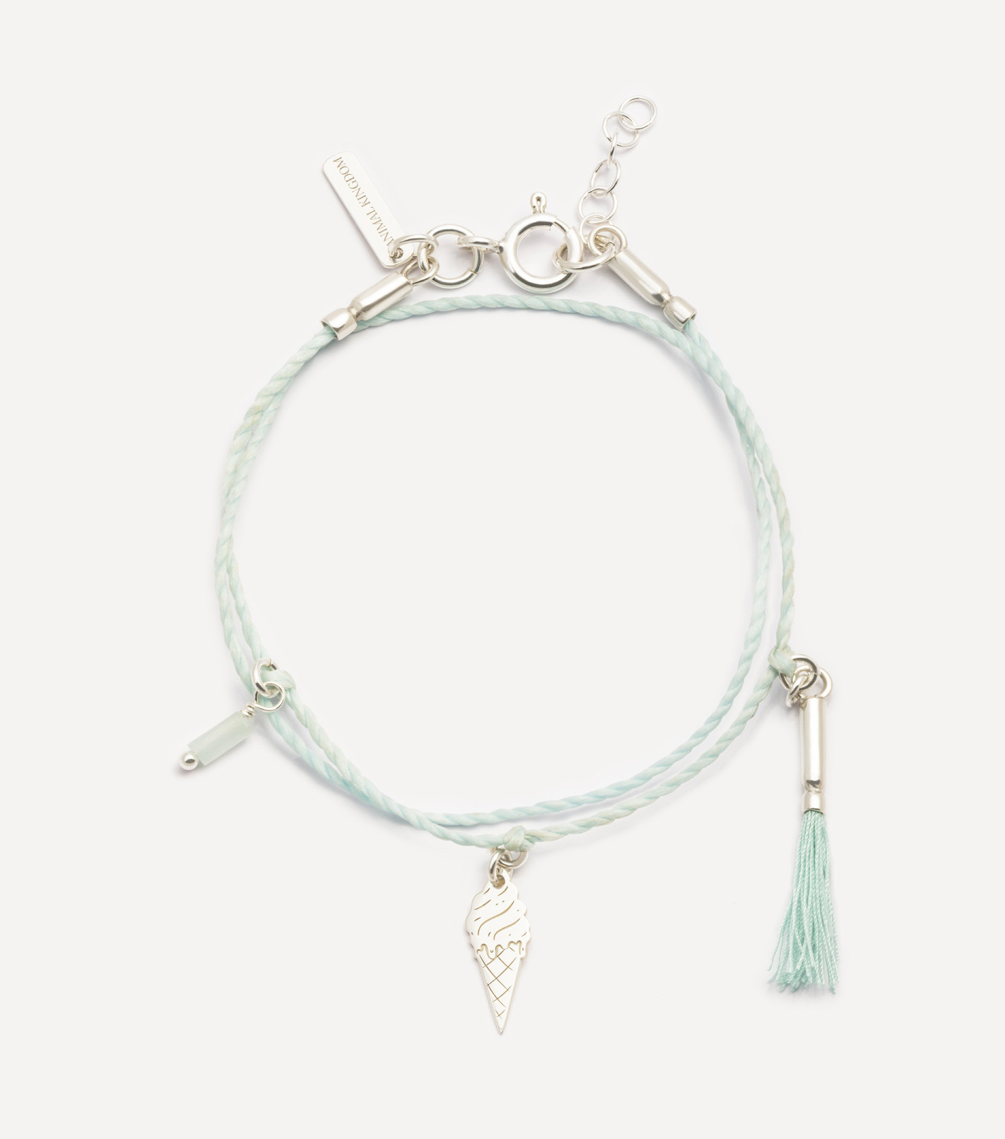 Ciao Bella Cord Bracelet in Silver