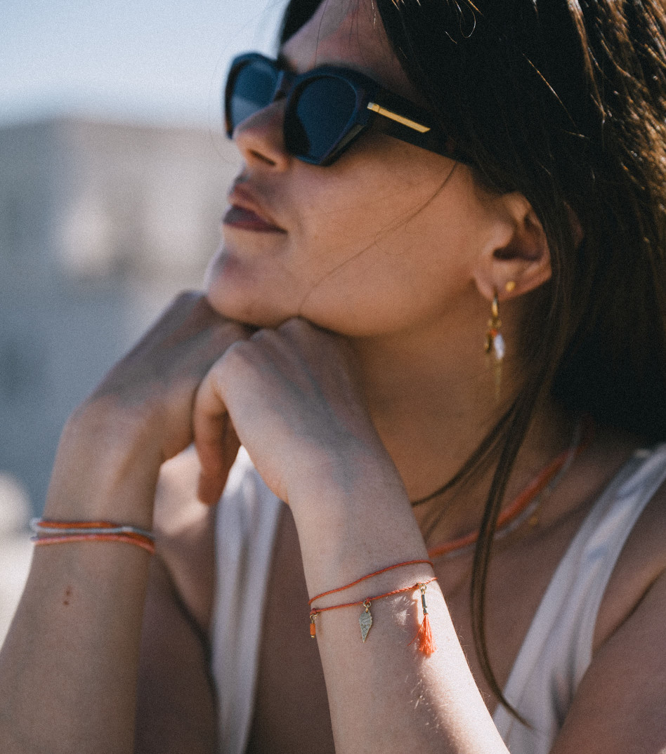 Ciao Bella Cord Bracelet in Gold