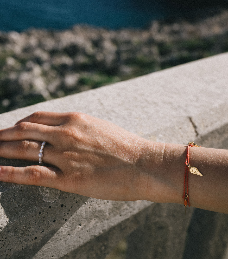 Ciao Bella Cord Bracelet in Gold