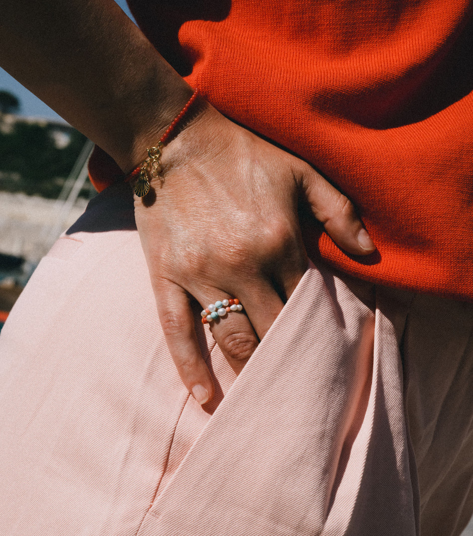 Sulmare Gemstone Ring in Gold