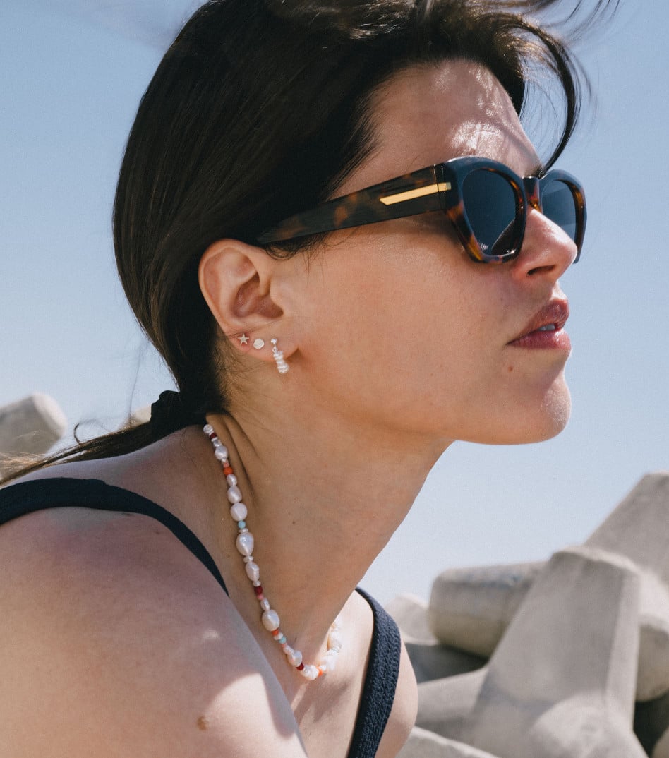 Sulmare Gemstone Choker in Silver