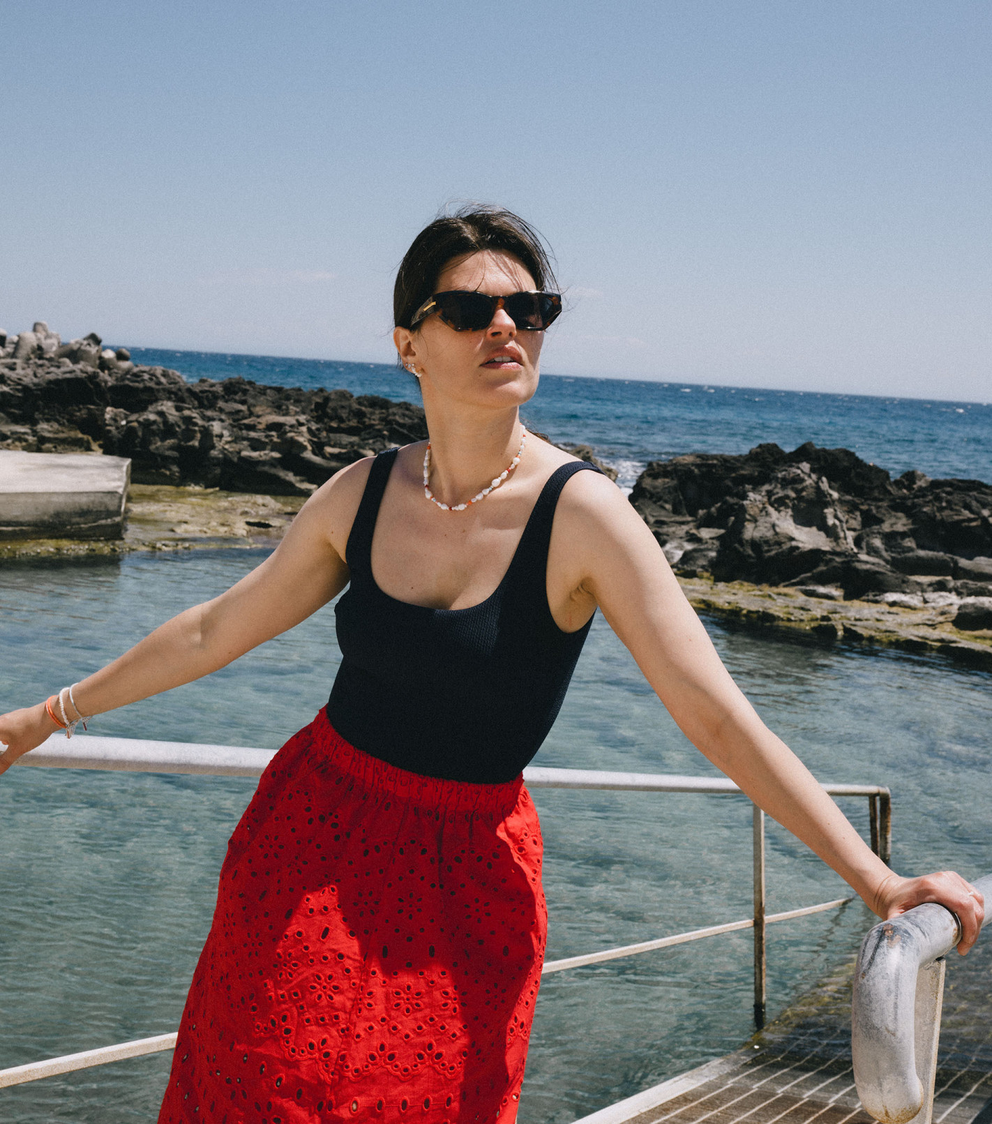 Sulmare Gemstone Choker in Silver