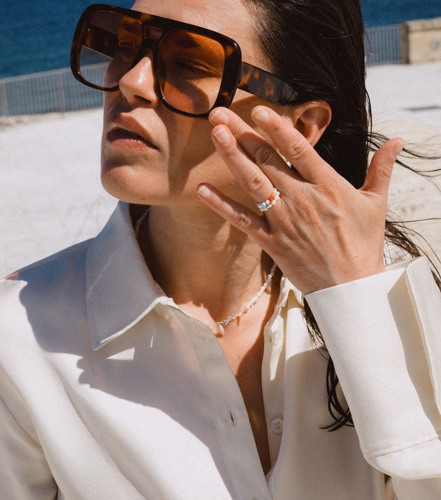 Sulmare Gemstone Ring in Silver