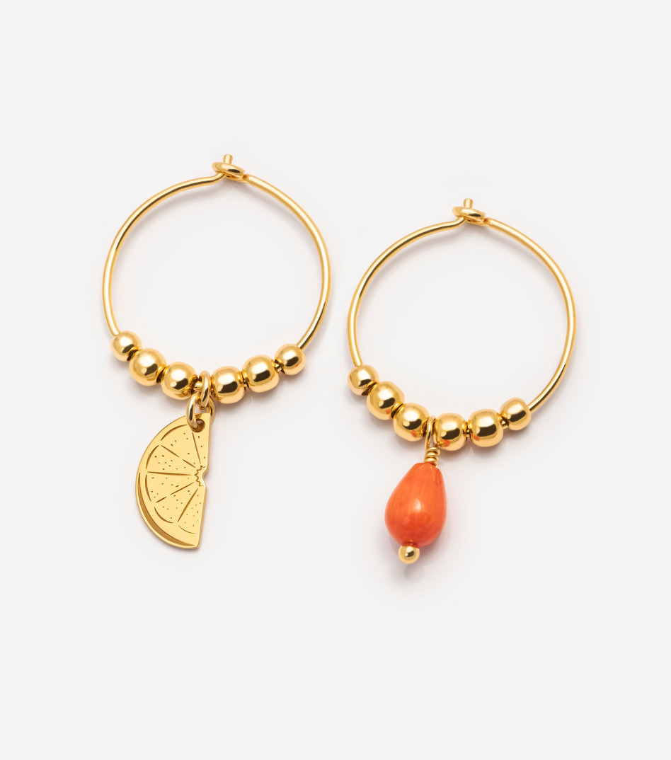 Ciao Bella Hoop Earrings in Gold