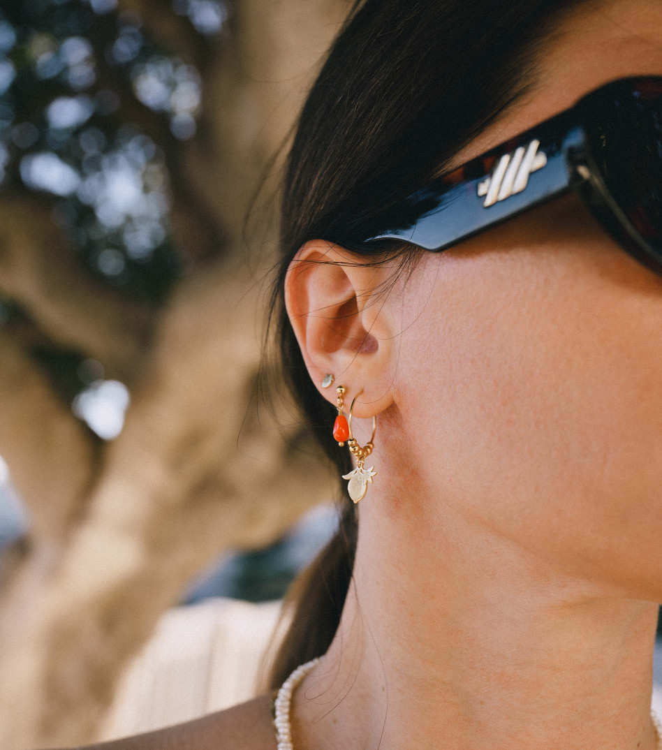 Ciao Bella Hoop Earrings in Gold