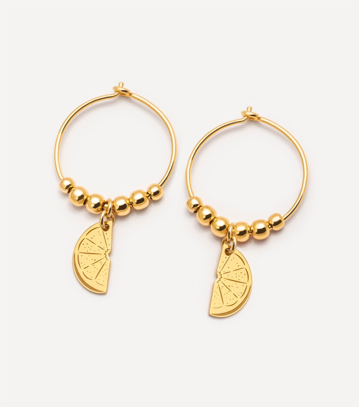 Ciao Bella Hoop Earrings in Gold