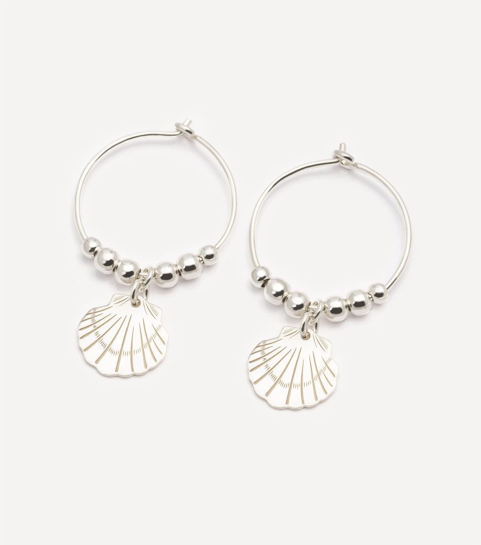 Ciao Bella Hoop Earrings in Silver
