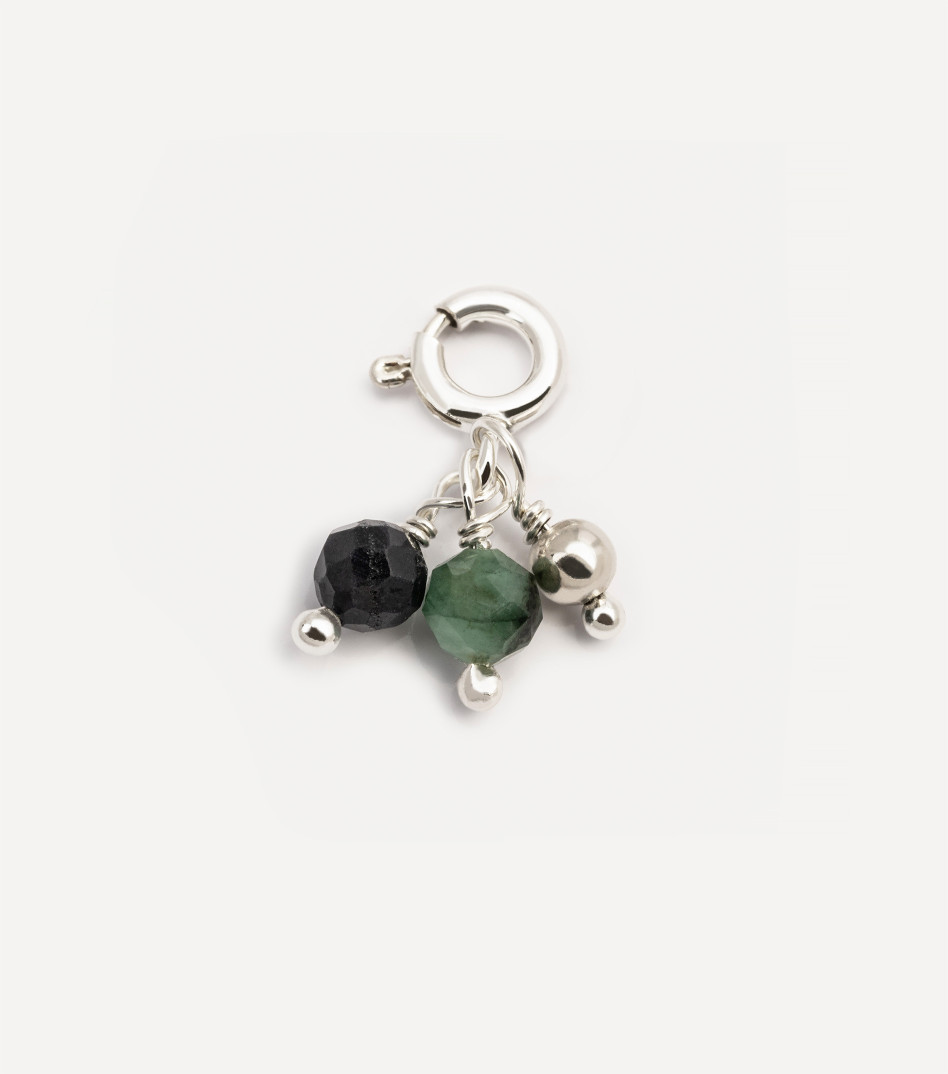 Basic Gemstone Pendant in Silver