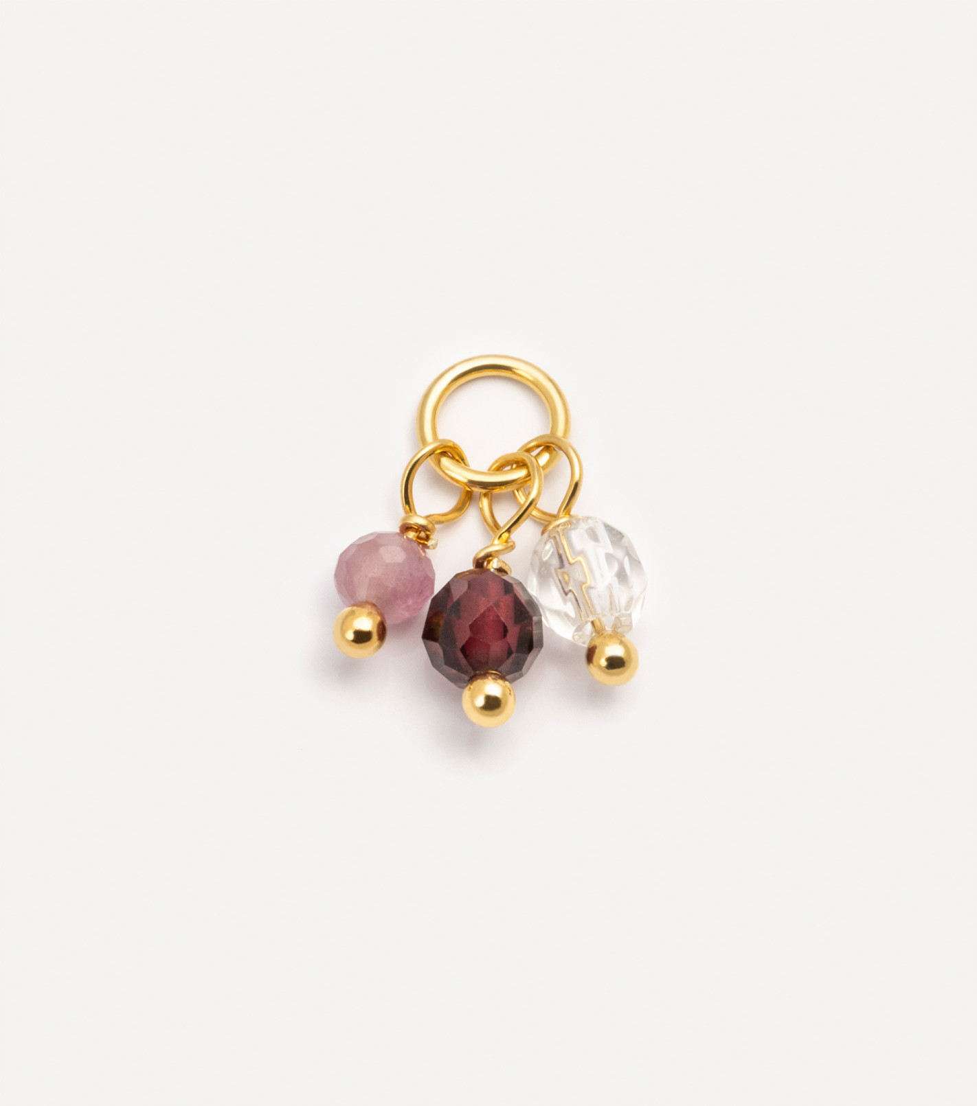 Basic Gemstone Pendant in Gold